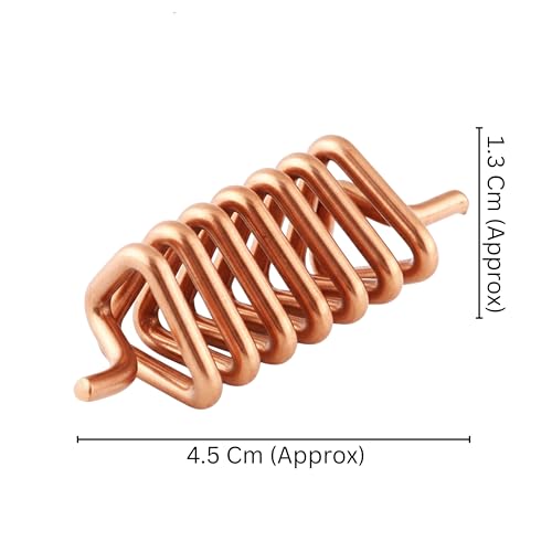 Image of Copper Spring (Set-9) || Anticlock Wise Spring || Vastu Spring Remedy || Vastu Remedy || Direction-South Easte, SSE, South ||