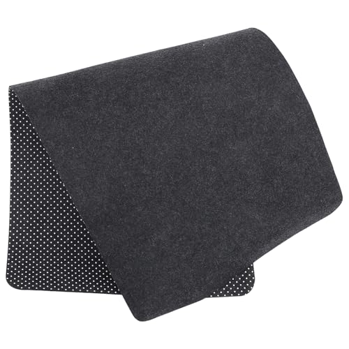 UKCOCO Alfombrilla de Ratón Extragrande de Fieltro Gris Antideslizante 90X40 CM para Escritorio Protector de Mesa Grande para Oficina Casa y Gaming