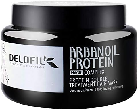 Hair Mask Delofil Collagen 10.14 Oz Deep Conditioner For Dry Damaged Hair Color Treated Hair Bleached Hair Curly Hair After Shampoo For All Hair Types