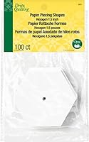 Dritz 3231 Papierstückformen, sechseckig, 1-1/2 Zoll (100 Stück)