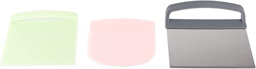 Miniatura 6 de TOPINCN 3 piezas de raspador de masa para hornear, cortador de harina, suministros de herramienta de raspado, raspador horneado con harina de trigo