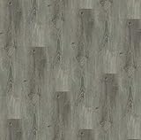 LVT Luxury Click Vinyl Flooring 100% Waterproof Bathroom Flooring 1.74M² Pack (Dark Grey Oak)