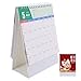 Cabilock 3pcs Creative Desktop Calendar Portable Standing Calendar for Office Decor Monthly Planner for Daily Use Desk Decoration for Management Productivity