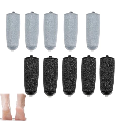 Roller for NuYou Pedi Roller 10Pcs Foot File Replacement Rolle rs Replacemen t Rolle r for Flawless P EDI Ped i Rolle r Replacement Head Ped i for Feet Callus Removers replacemen t