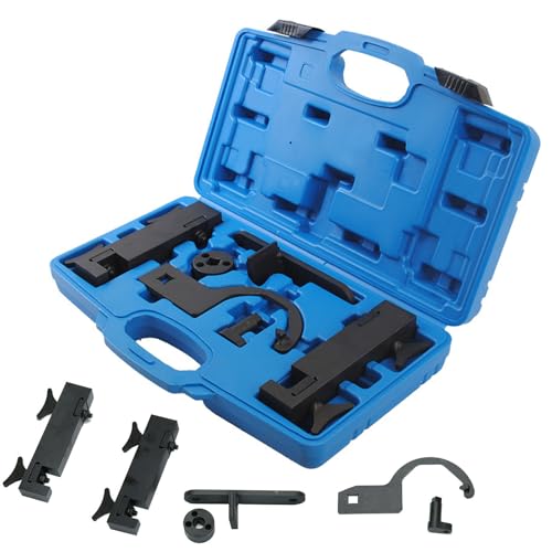 CISSIYOG Outils Calage Moteur,kit Calage Distribution,Distribution Réglage de l'arbre à cames Compatible avec Land Rover Compatible avec Jaguar,Range Sport V8 5.0 L V6 3.0 L,Pompe à Carburant
