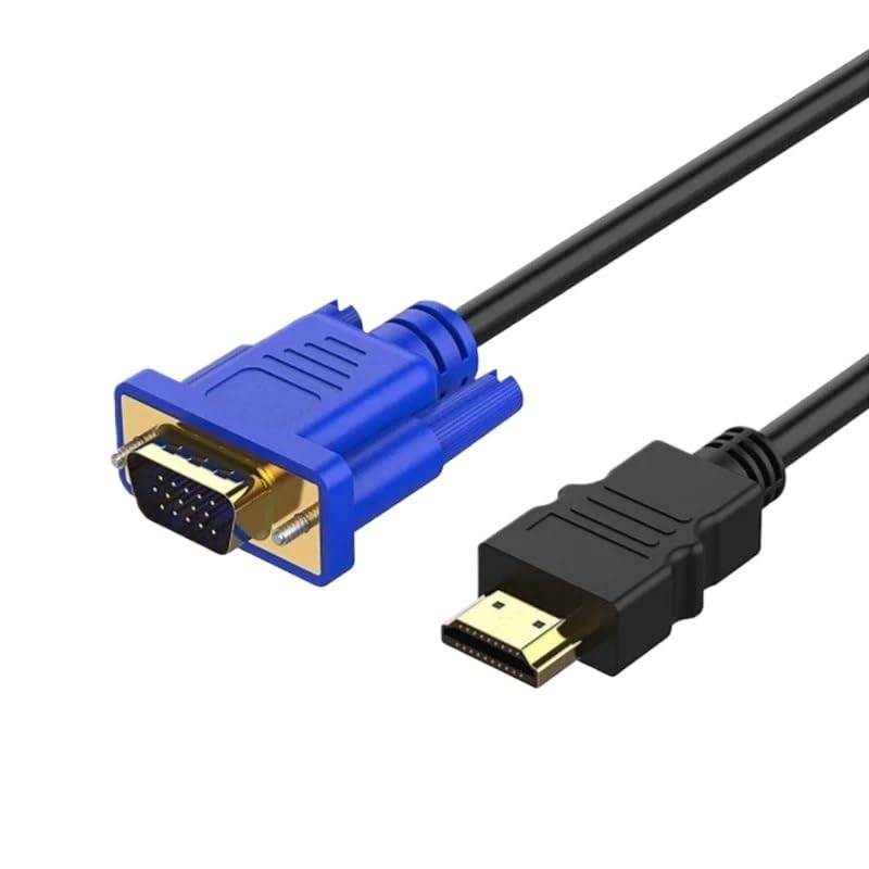 Cavo HDMI da 1,8 m a VGA 1080P HD con cavo adattatore audio (1,5 m)