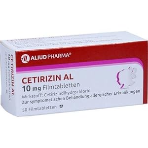 CETIRIZIN AL 10MG FILMTABL 50St Filmtabletten PZN:2406628