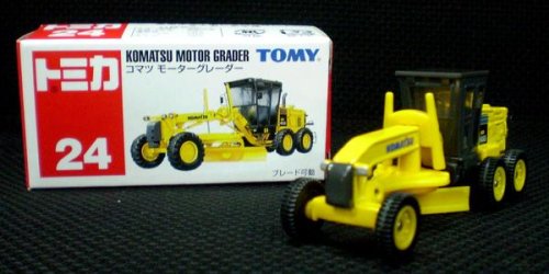 Amazon | トミカ・24 コマツ モーターグレーダー | ミニカー・ダイ