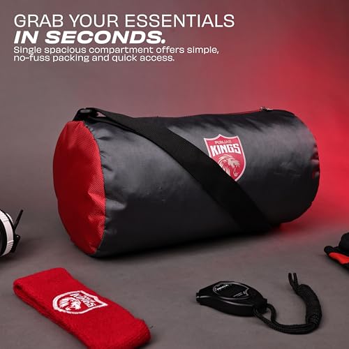 Image of Nivia X Punjab Kings Basic Duffle Bag 11L - Water-Resistant Build, Lightweight Design, Compact Storage for Gym & Daily Use