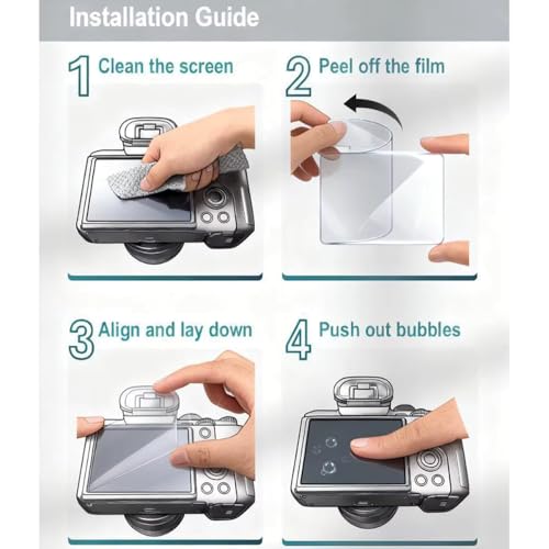 Image of Yantralay Tempered Glass Screen & Lens Protector for D JI Os mo Action 6 | Front Back Screen Film with HD Clarity, Anti-Scratch & Easy Install | OS MO Actiion 6 Accessories