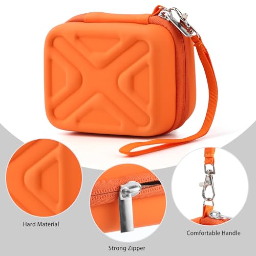 Maleta protectora para cámara digital color naranja miniatura 5