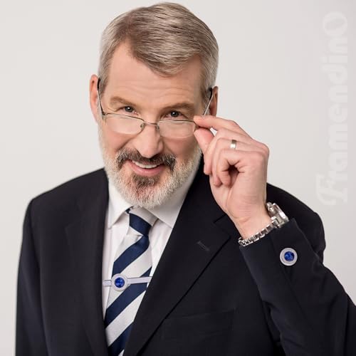 Juego de Mancuernillas y Prendedor de Corbata Azul miniatura 5