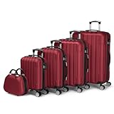 set de bagages rigides Sécurité maximale avec serrure à code: Chaque valise du set est équipée d’une serrure à code à 3 chiffres pour protéger vos affaires. Parfait pour un voyage sans souci, que ce soit avec une valise cabine ou un bagage soute.