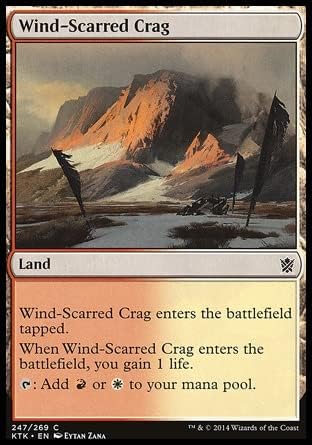 MTG Magic: The Gathering - Wind-Scarred Crag (247) Khans of Tarkir KTK