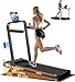 Folding Treadmill with 16% Incline, 3 in 1 Foldable Treadmill, Under Desk Walking Pad for Home Office, 10KM/H, 2.5HP Quiet Motor Portable Running Machine with Remote & LED Display, 136KG Capacity