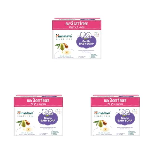 Image of Himalaya Gentle Baby Soap (75g) (Pack of 3)