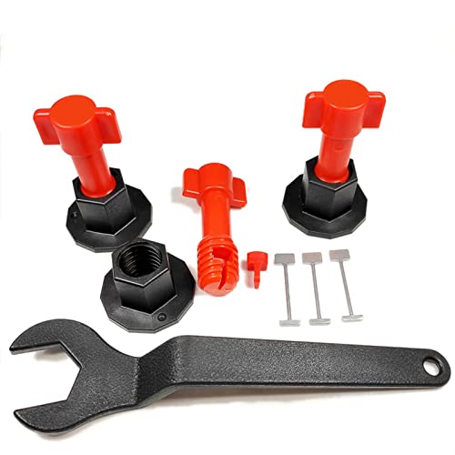 Consejos y reviews para comprar Pisos de ceramica Top diez. 37 Levantador de ventosa 75 PCS Reutilizable Anti-Lippage Azulejo Sistema de nivelación Localizador Herramienta de cerámica Piso de cerámica QJ