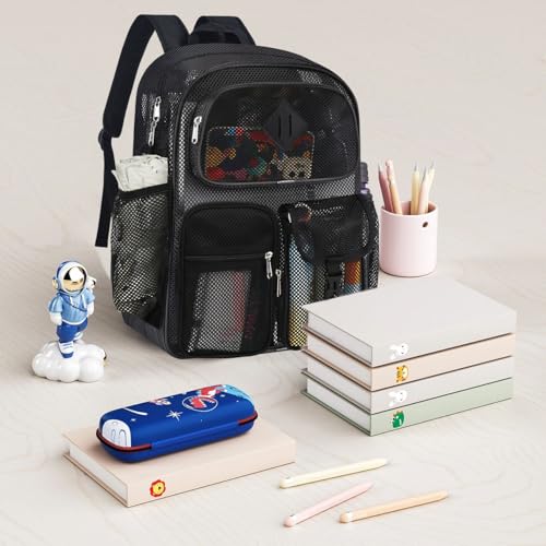 Mochila malla resistente 28L para adultos con correas acolchadas miniatura 7