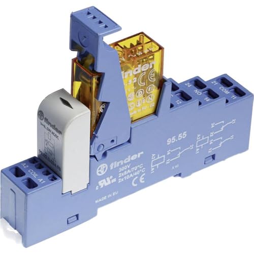 finder 48.72.8.230.0060 Módulo Relé tensión nominal: 230 V/AC Corriente de conmutación (Máx.): 8 A 2 inversores (RT) 1
