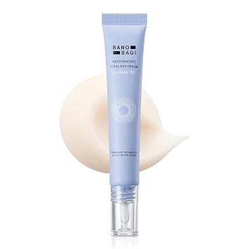 Banobagi PDRN Eye Cream Under Eye Cream for Puffiness and Bags, Korean Skin Care with Centella, Panthenol & b-PDRN | Firming & Hydrating, Fragrance-Free, 0.5 fl oz