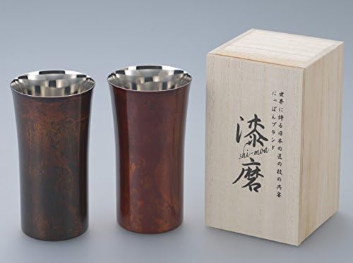 山中漆器 漆磨(シーマ) 本漆塗りシングルカップ Sサイズ （赤／黒）