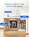 Waterdrop TSA 8 Layer Under Sink Water Filter System, Under Sink Water Filtration System, Reduces PFAS, PFOA/PFOS, Fluoride, Chlorine, Bad Taste & Odor, NSF/ANSI 42 Certified Element, USA Tech