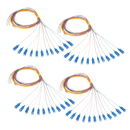 Fibre optique monomode SC UPC lot de 4 paquets de 12 fibres SC 1.5m SM