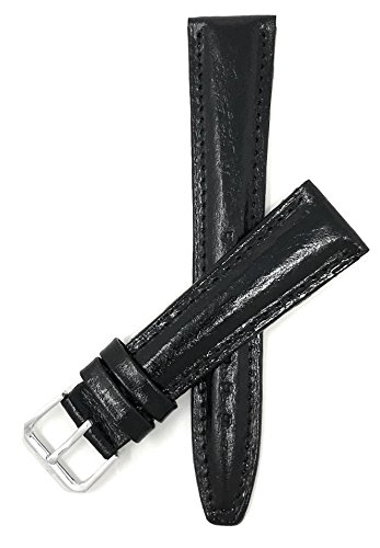 Preisvergleich Produktbild Leder Uhrenarmband 18mm, Braun, klassischer Stil, halbglänzende Oberfläche, auch verfügbar in schwarz, hellbraun, blau und dunkelgrün