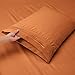 Nestl Queen Sheet Set - Luxury 1800 Ultra-Soft Microfiber Bed Sheets - Double Brushed - Deep Pockets - Easy Fit - 4 Piece Set - Bedding Sheets & Pillowcases (Queen, Rust)