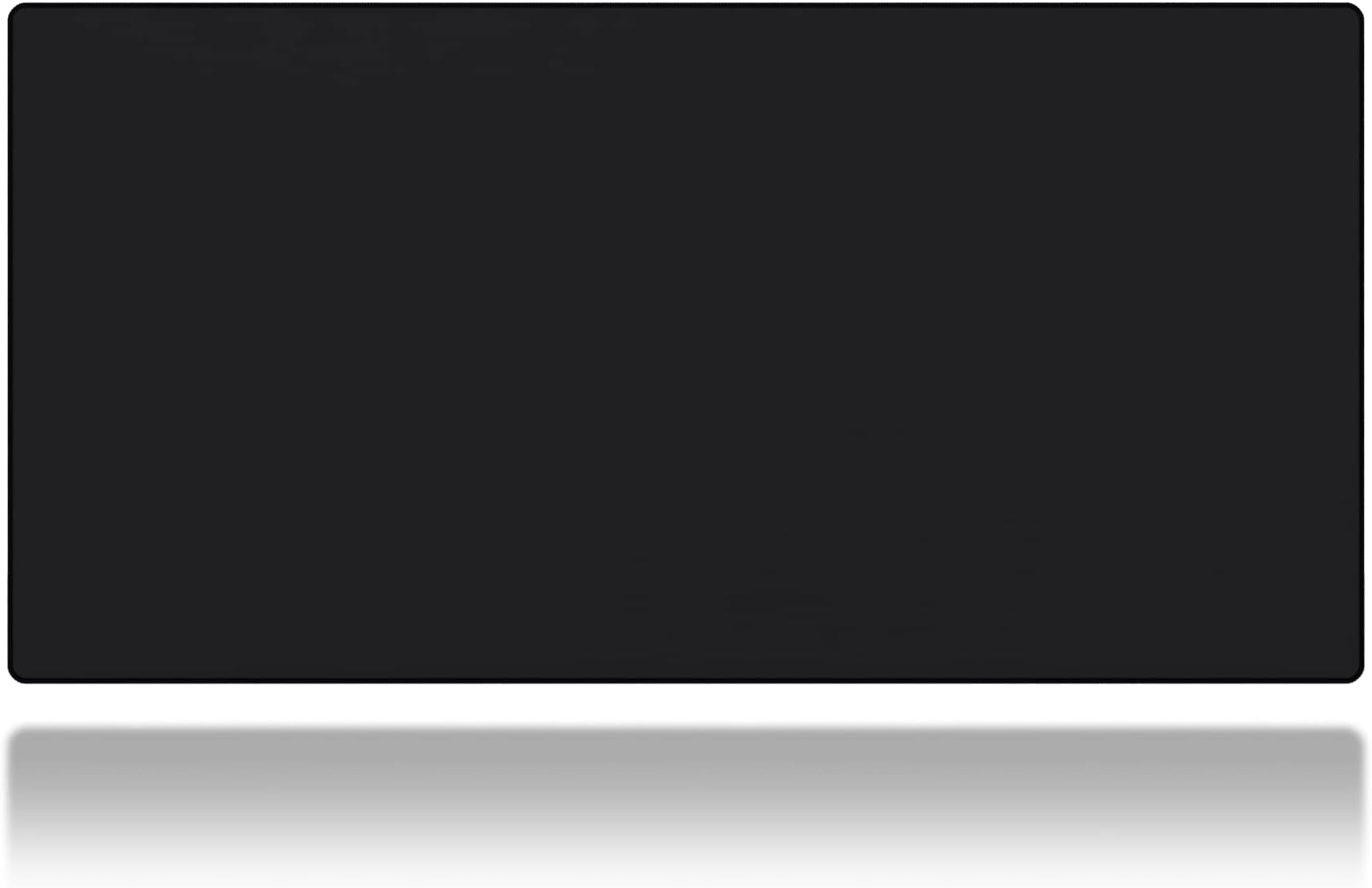 Extended Plus Size Gaming Mouse Pad - Anti Slip Rubber Base - Stitched Edges - Large Desk Mat - 36" x 17" x 0.16" (Extended Plus, Black)