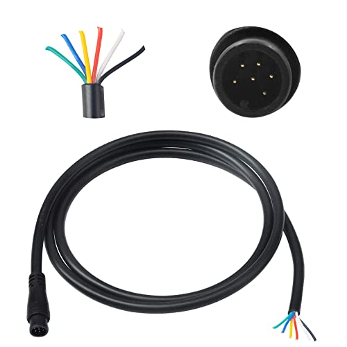 image for baluoqi Extension Cable 2Pin/3Pin/4Pin/5Pin/6Pin Waterproof Plug with 