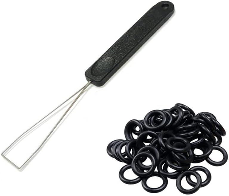 Akwox Keycap Puller Tool + 135pcs Rubber O-Ring Sound Dampeners For Mechnial Keyboard Cherry MX Key Switch