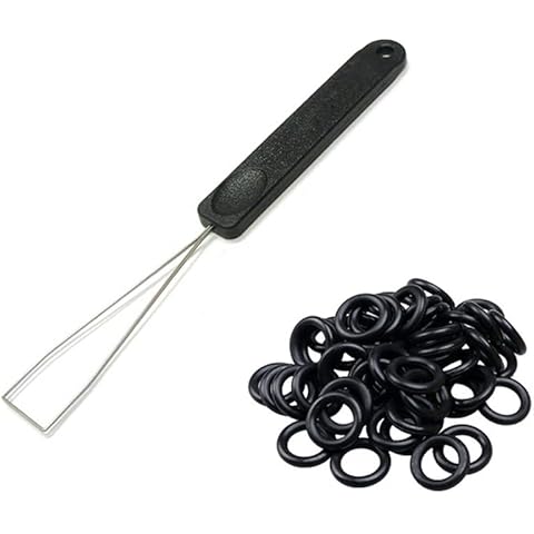 Akwox Keycap Puller Tool + 135pcs Rubber O-Ring Sound Dampeners For Mechnial Keyboard Cherry MX Key Switch Cover