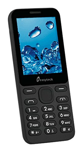 Easyteck B100 - Telefono Cellulare 2.4 Dual, Nero...