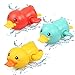 NEWSTYLE Juguetes Bañera, Juguetes Niños 3 4 Años, 3 Baño Bebe Patos de Juguete a Cuerda Juguetes Piscina para Bebe Niños