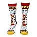 Crazy Dog T-Shirts Funny Poker Socks – Men’s Casino-Themed Dress Crew, Gambling & Playing Card Gift, Novelty Vegas Apparel for Players