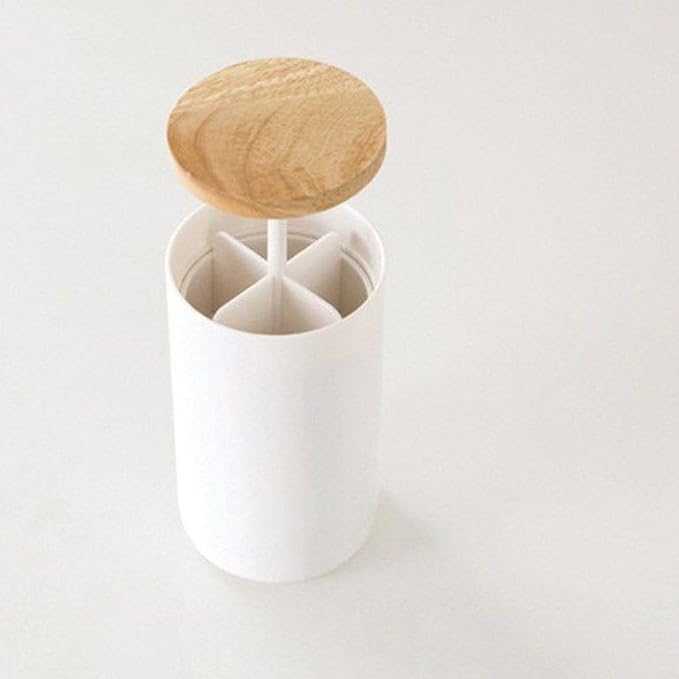 CRR RETAIL Automatic Toothpick Box, Toothpick Dispenser Pop Up Cotton Swab Holder Storage Box Dispenser