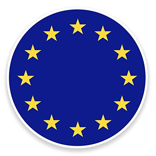 EU Europe Flag Map Round Metal 0.75" Lapel Pin Hat Shirt Pin Tie Tack Pinback2