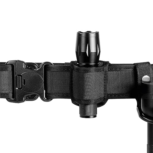 Open Top Flashlight Holder, Compact Torch Holder Fits Up To 1" Standard D Cell Flashlights for 2-2.25" Duty Belt - Image 4