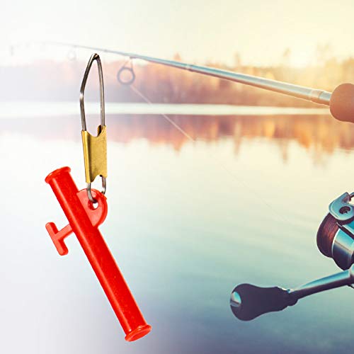 Balança de pesca, 10 peças de equilíbrio portátil de plástico com pinos de aço inoxidável - Preto