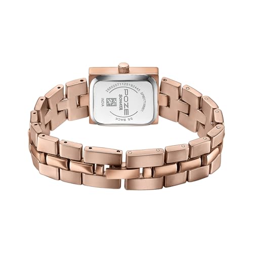 Image of Sonata Poze 8 Quartz Analog with Pink Dial IP Rose Gold Alloy Strap Watch for Women - SP80171WM01W