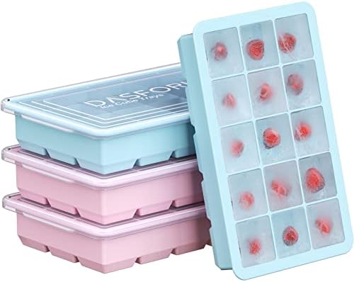 Syntus Juego De 4 Bandejas Para Cubitos De Hielo, Máquina