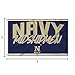 Rico Industries NCAA Naval Academy Midshipmen Script 3' x 5' Banner Flag Single Sided - Indoor or Outdoor - Home Décor