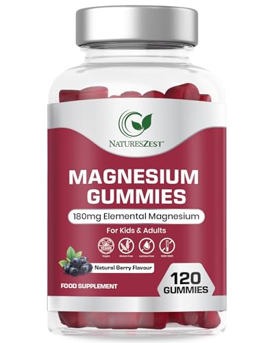 Magnesium Gummies 180mg | 120 Gummies | High Strength Magnes