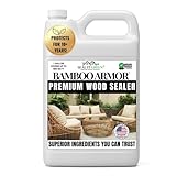 Seal It Green Xtreme BAMBOO Sealer | Plant-Based Wood Sealer | Deep Protection for Decks, Fences, Furniture & Outdoor Structures | Waterproof Exterior Treatment | 1 Gallon, Clear