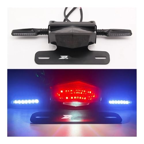 Support de plaque d'immatriculation moto et feux LED pour DRZ400 - 2