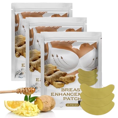 Ginger Breast Enhancement Patch,Collagen Breast Augmentation Firming Pad,Lifting Firming Ginger Extracts,Improves Sagging Breast