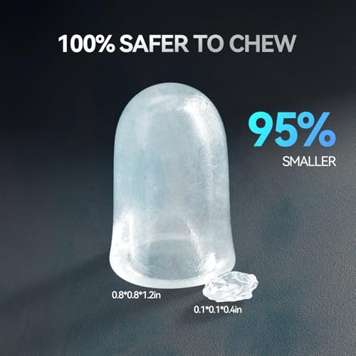 Máquina de hielo nugget portátil para encimera 33 lbs/24 h miniatura 4