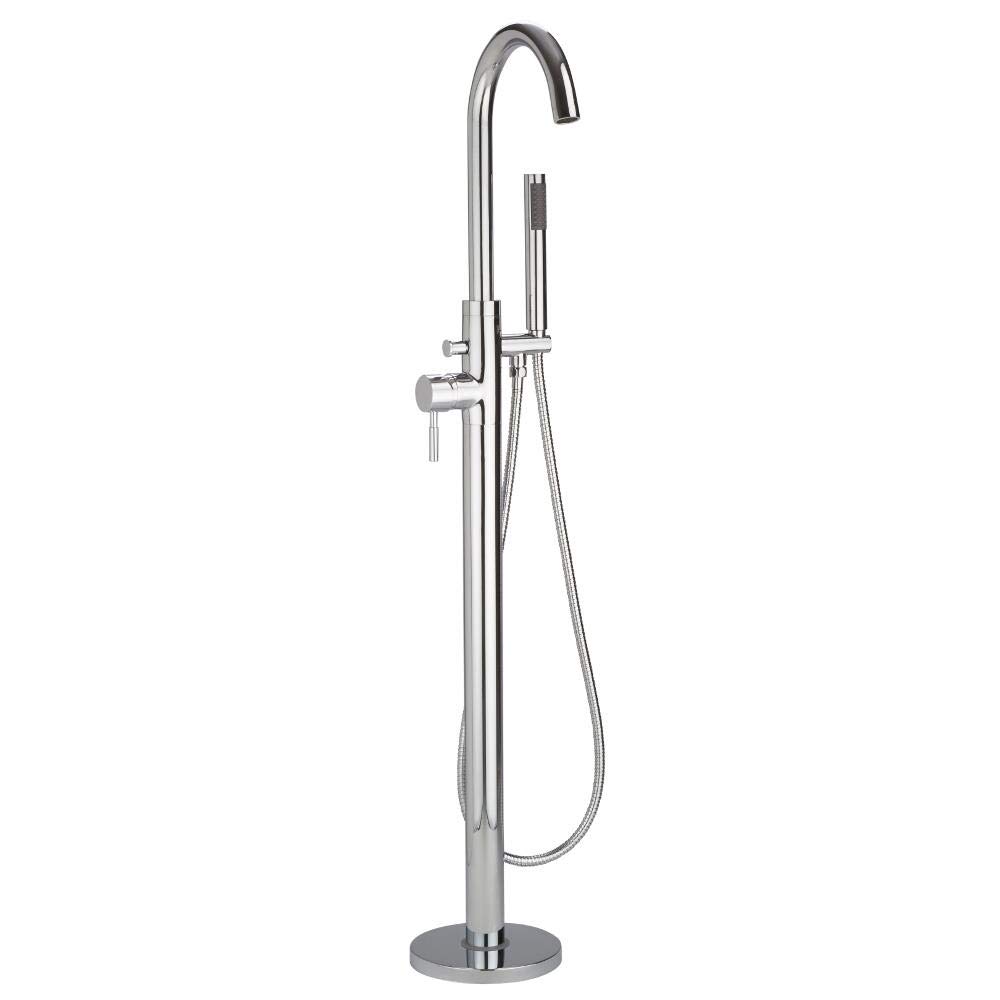 Milano Mirage Freestanding Bath Shower Mixer Tap Hand Shower Handset - Chrome