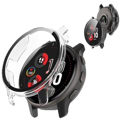 AIYYXX For GarminiK[~jvenu 2/3/3S Jo[ 3D pGbW ^ PC+KXf ̌^ garmin venu 2 Jo[ Ή ߗ LYh~ wh~ ȒPɎtE Sʕی P[X(NA)